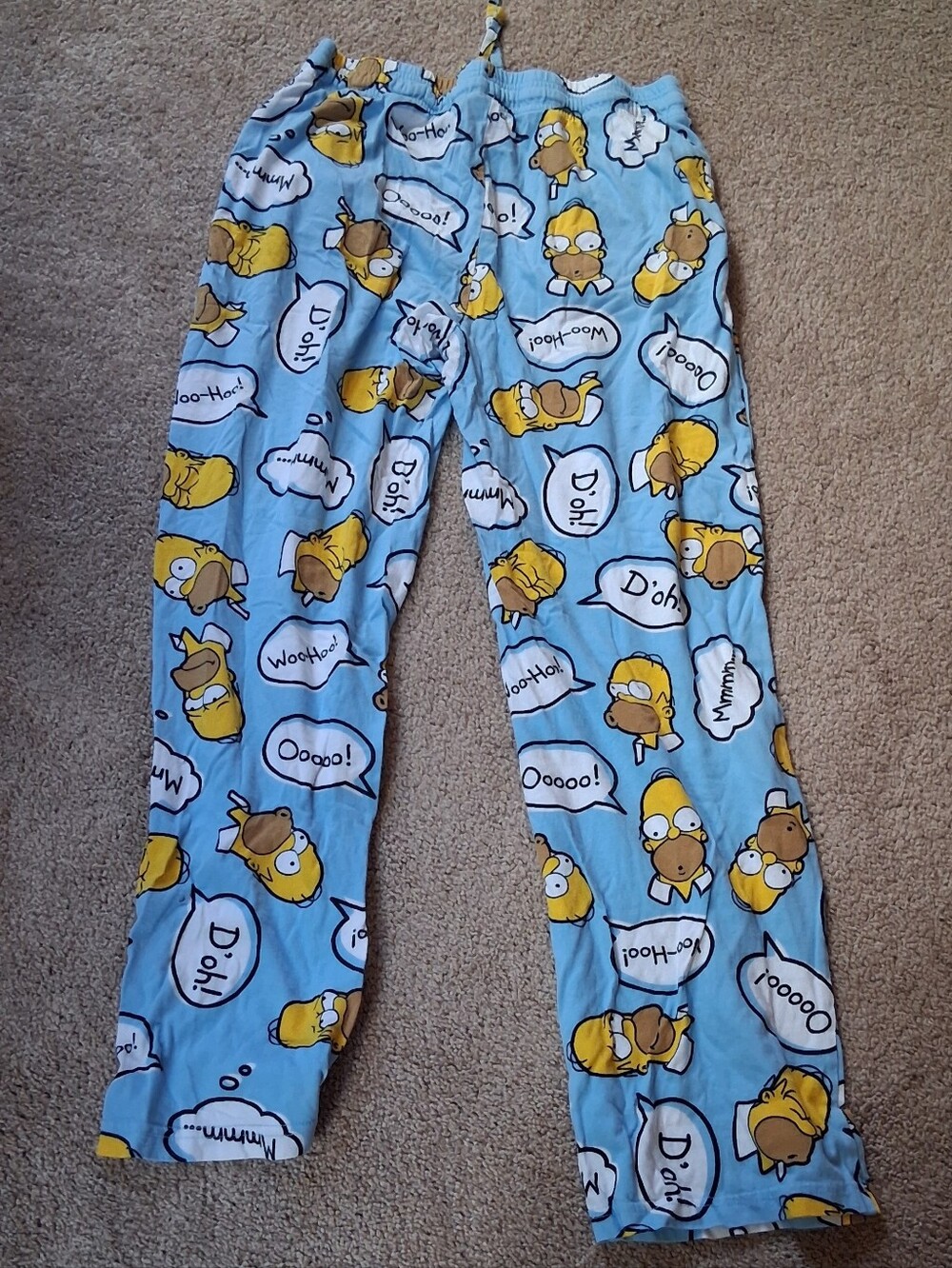 Men's Blue Homer Simpson Lounge Pants